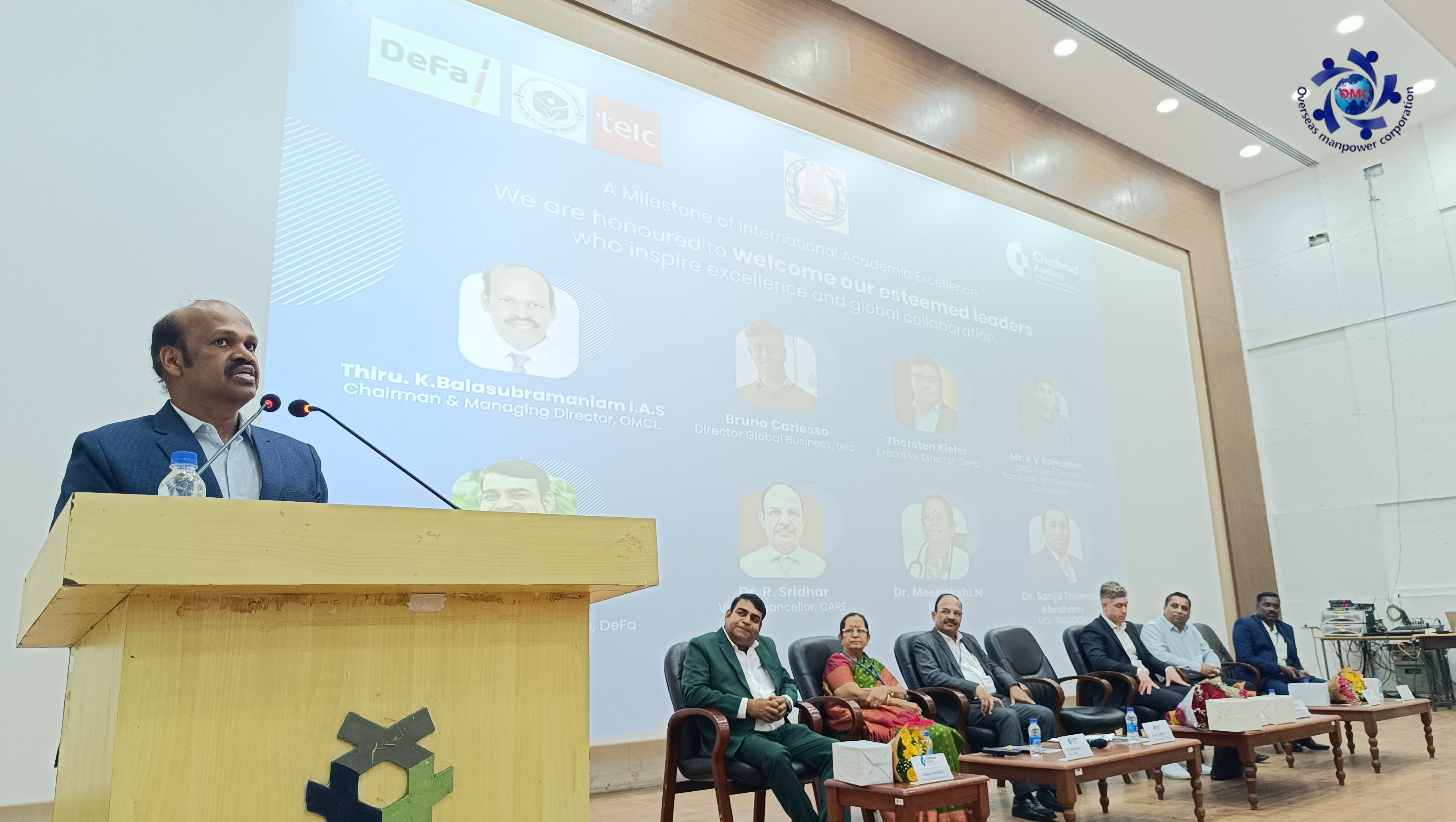 Inauguration of TELC Examination Centre at Chettinad Academy of Research and Education (CARE)